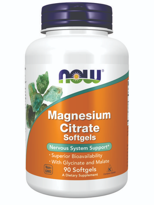 Now citrato de magnesio 90 softgels